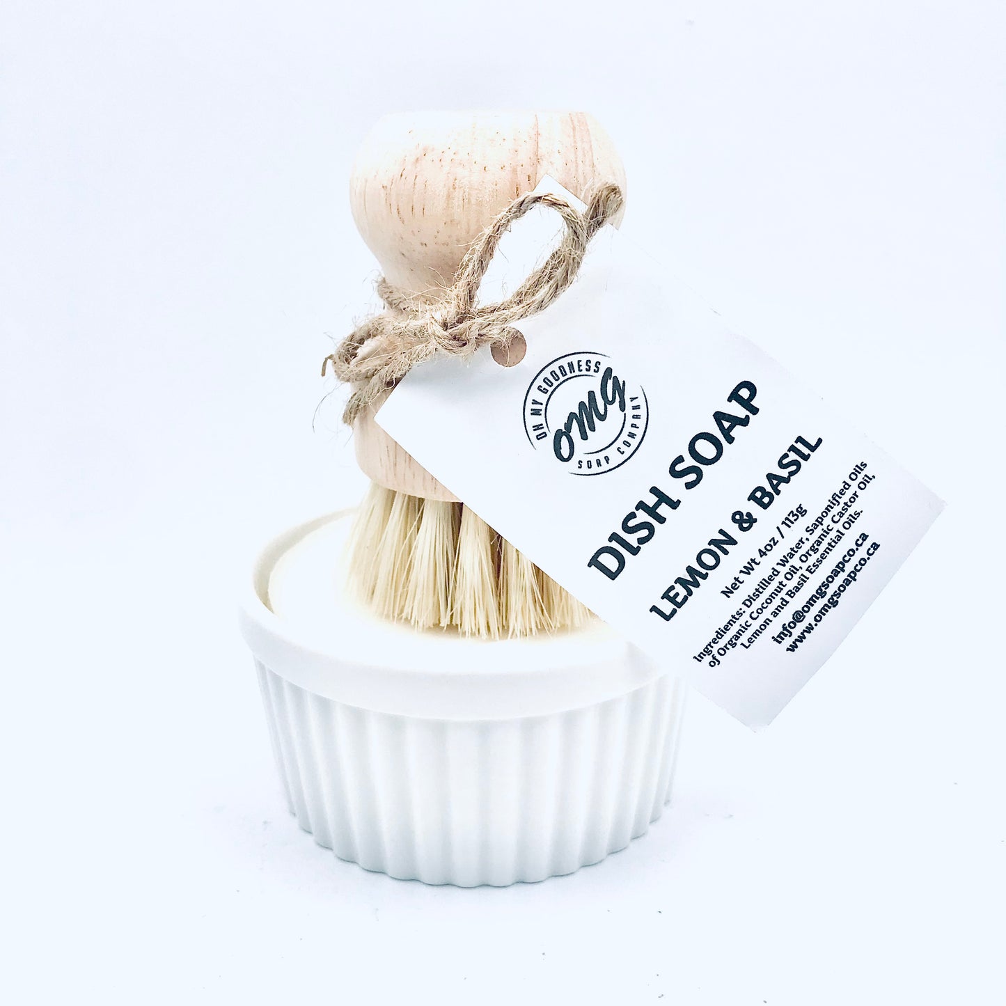 Dish Soap Set Lemon Basil