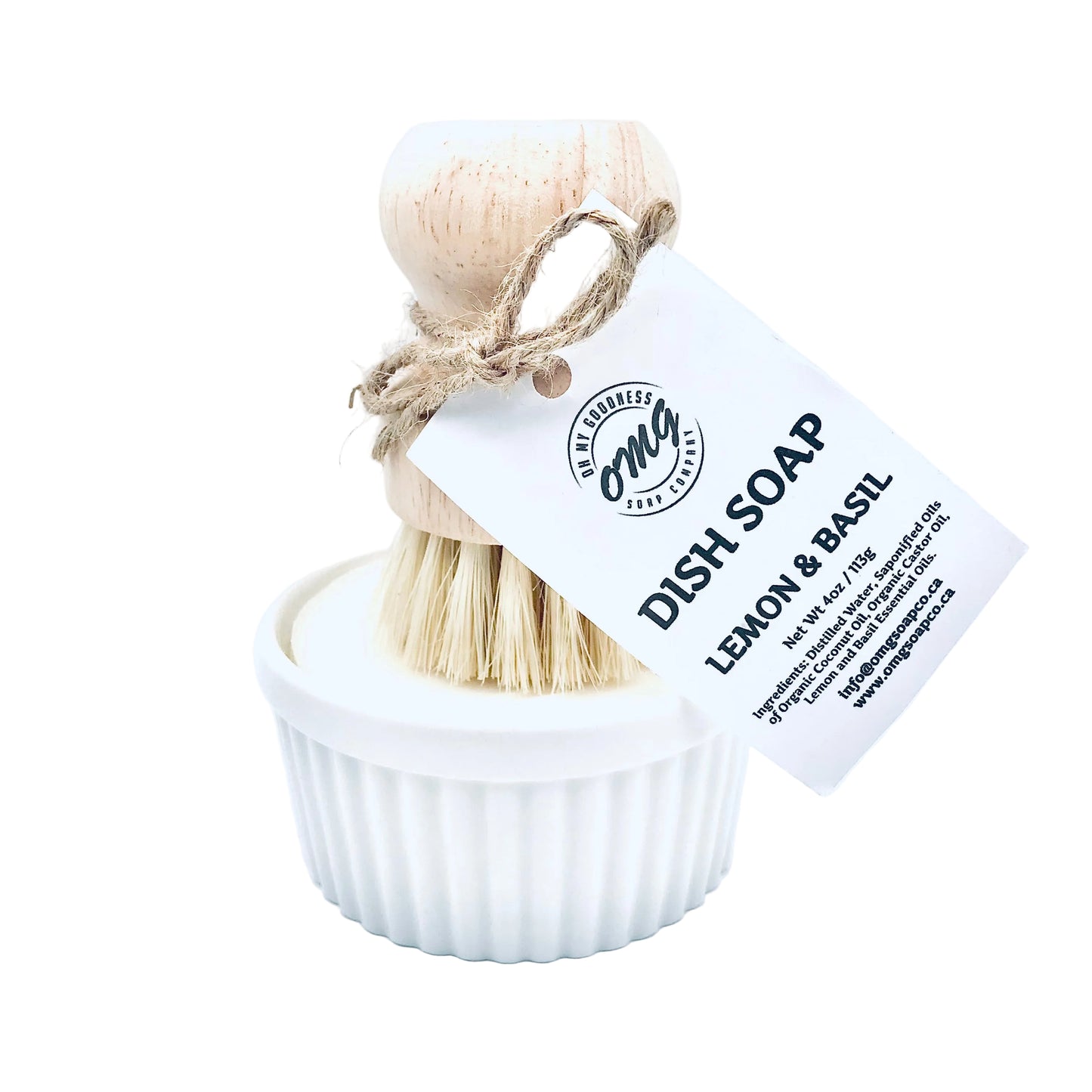 Dish Soap Set Lemon Basil