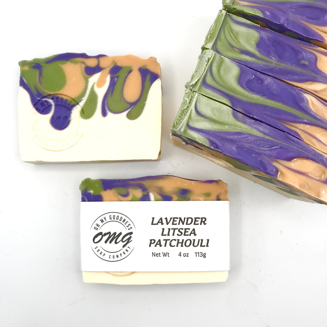 Lavender Litsea Patchouli Soap